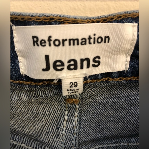 Reformation Liza High Rise Straight Jeans NWOT Size 29 - Picture 7 of 11